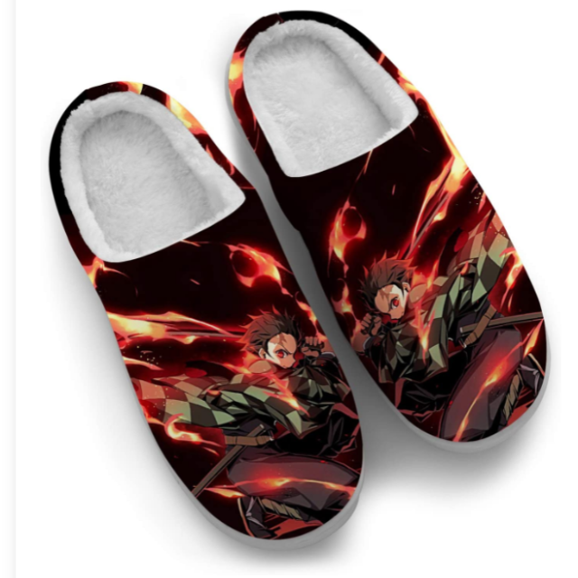 Chaussons Tanjiro Flammes Demon Slayer