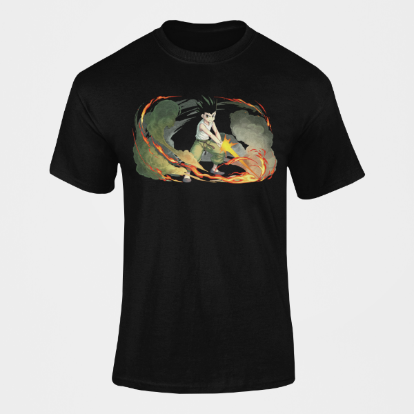 T Shirt Gon Freecss HxH noir