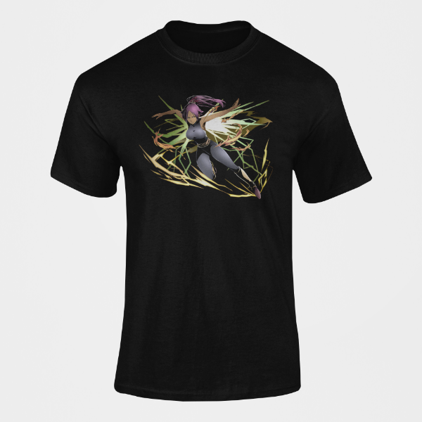 T-Shirt Yoruichi Manga Bleach  noir
