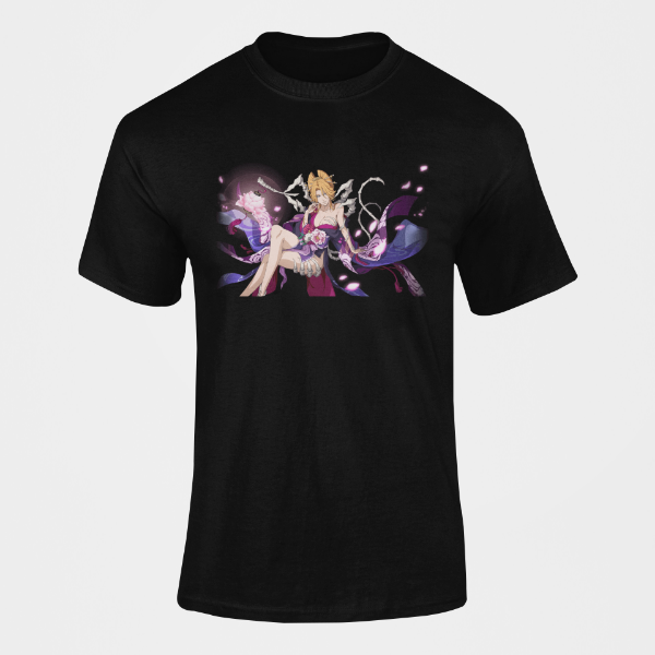 T-Shirt Rangiku Manga Bleach  noir