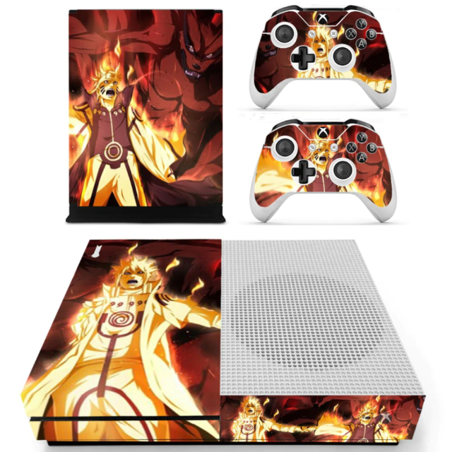 Sticker XboX Minato et Naruto Autocollant Console & Manette Manga Naruto