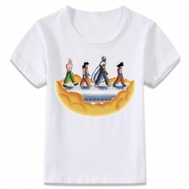 T-shirt Enfant Personnages Dragon Ball Fille Garçon BLANC