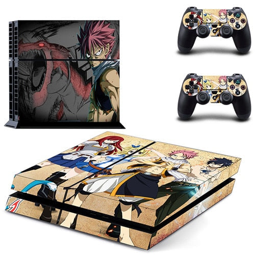 Adesivo per console e controller Fairy Tail PS4