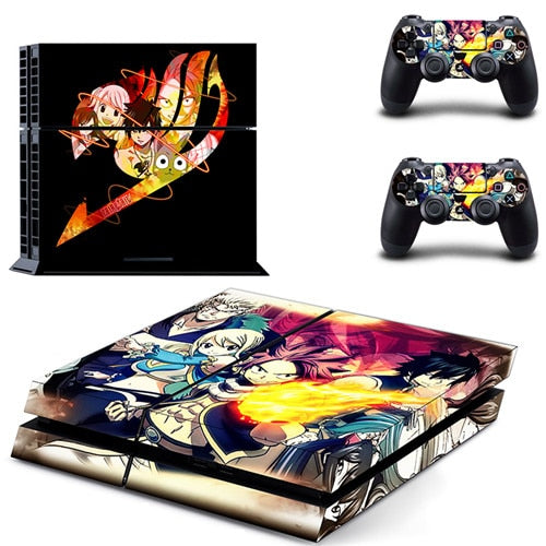 Adesivo per console e controller Fairy Tail PS4