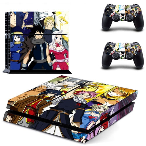 Adesivo per console e controller Fairy Tail PS4
