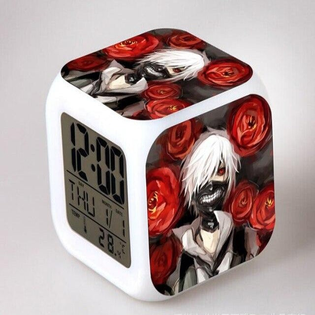 Réveil Ken Kaneki Fleurs Tokyo Ghoul