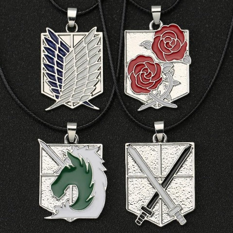 Collier Blasons Attaque des Titans
