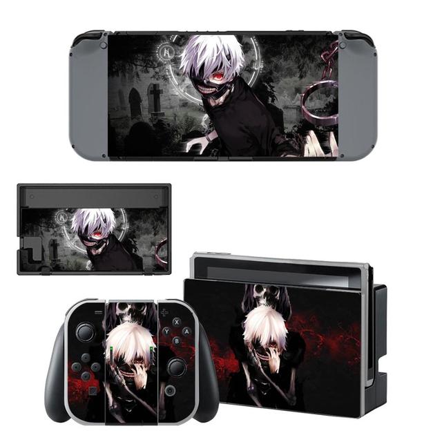 Adesivo maschera Ken Kaneki Adesivo per console e controller Nintendo Switch Tokyo Ghoul