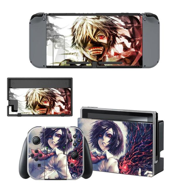 Sticker Ken Kaneki &amp; Touka Nintendo Switch Tokyo Ghoul Autocollant Console &amp; Manette