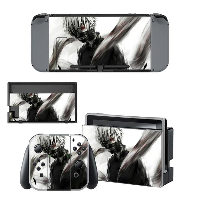 Nintendo Switch Aufkleber Ken Kaneki Tokyo Ghoul Konsole &amp;amp; Controller Aufkleber