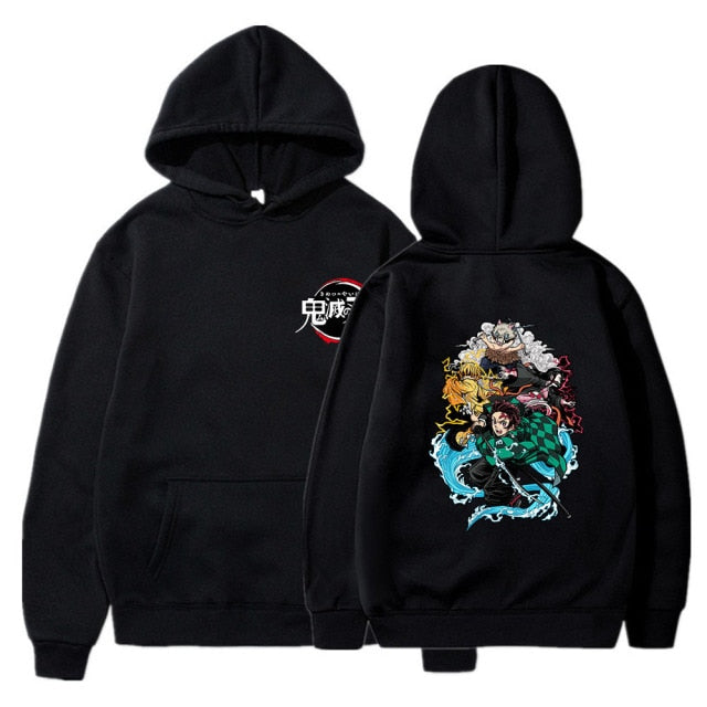 Sweatshirt Demon Slayer noir