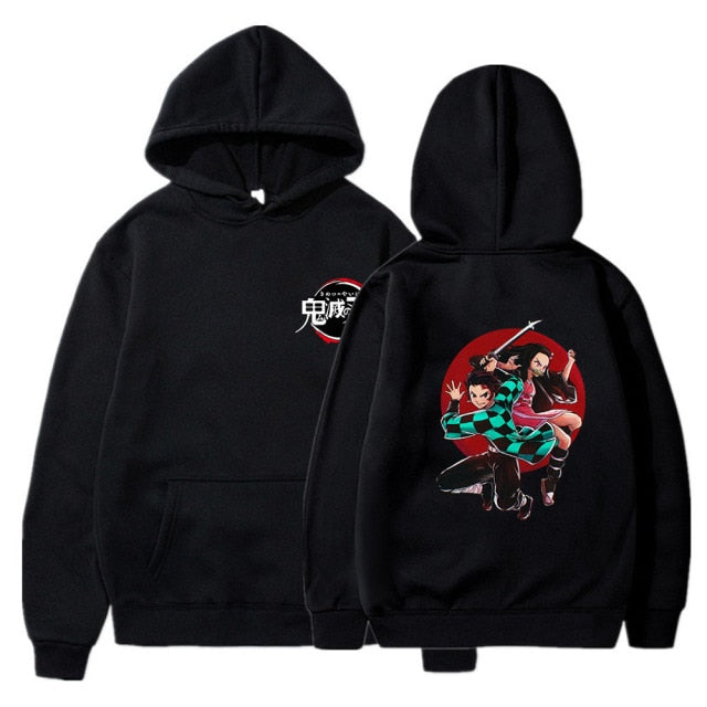Sweat Demon Slayer Tanjiro & Nezuko noir
