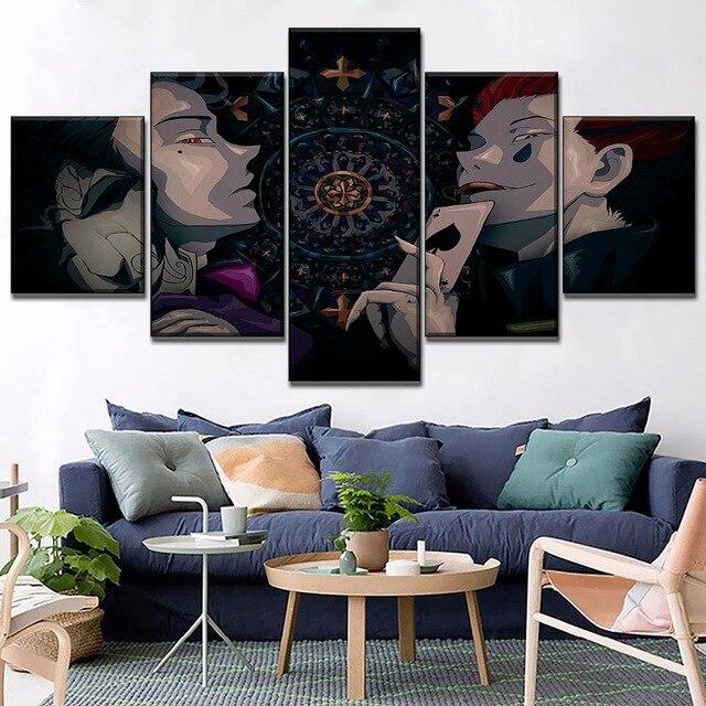 Tableau Hunter x Hunter Hisoka Cadre Toile