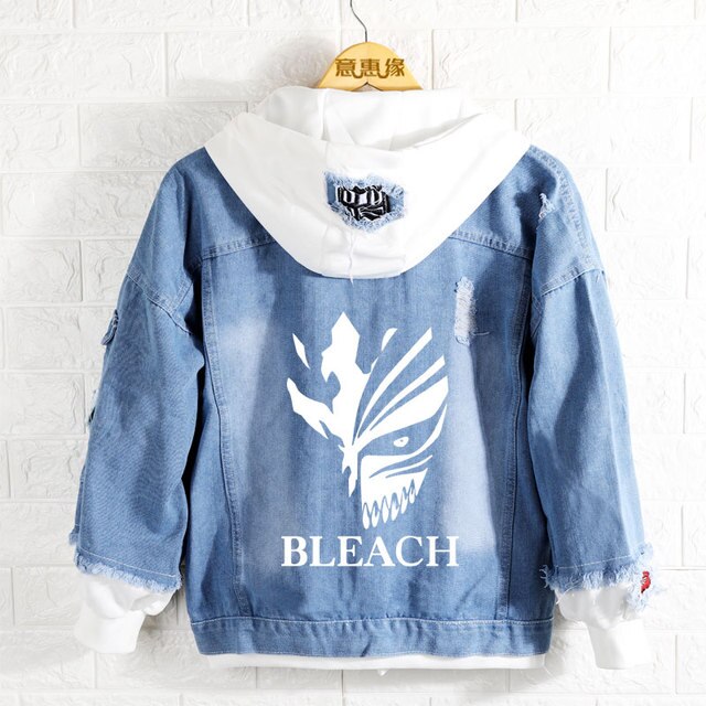 Gebleichte Jeansjacke