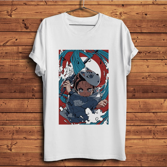 T-Shirt Demon Slayer Tanjiro Combat