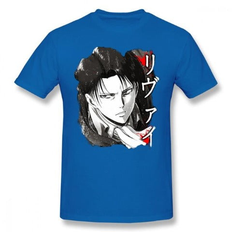 T-shirt Livaï bleu