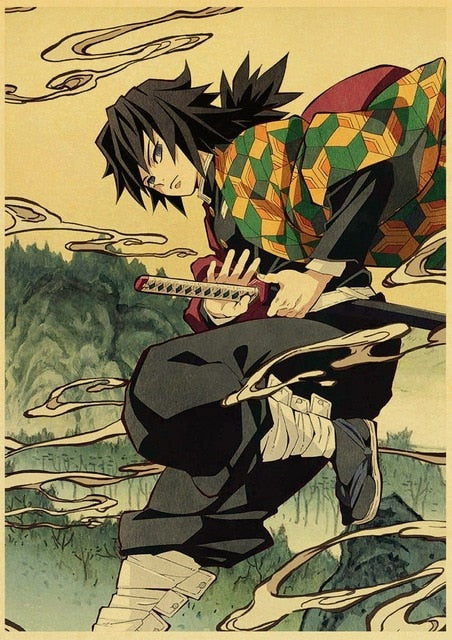 Poster Demon Slayer Giyu