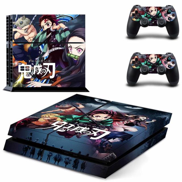 Sticker PS4 Manga Demon Slayer Autocollant Playstation Console &amp; Manette