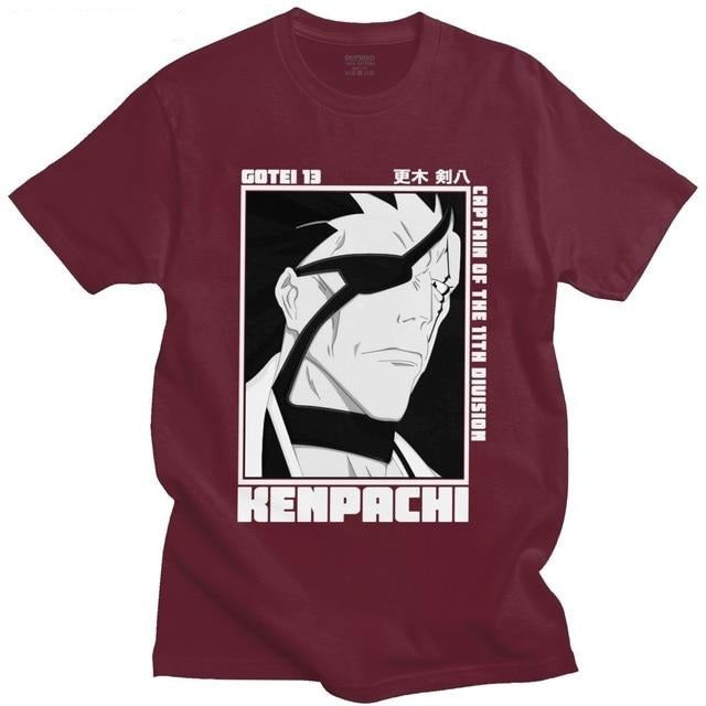 T-Shirt Maglietta Bleach Zaraki Kenpachi (8 colori)