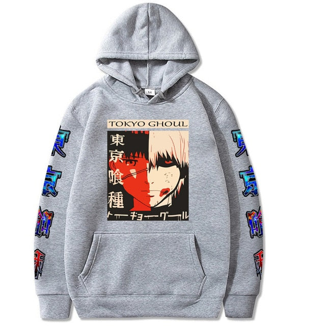 Hoodie Tokyo Ghoul gris
