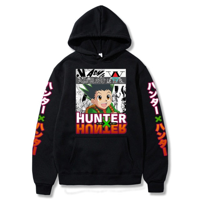 Sweat A Capuche Gon Manga Hunter x Hunter  noir