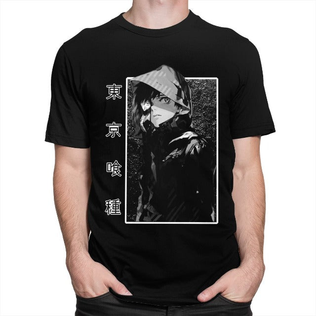 T-Shirt Maglietta Tokyo Goul Grigio