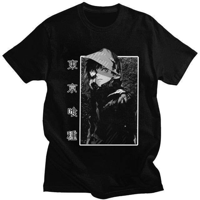 T-Shirt Maglietta Tokyo Goul Grigio