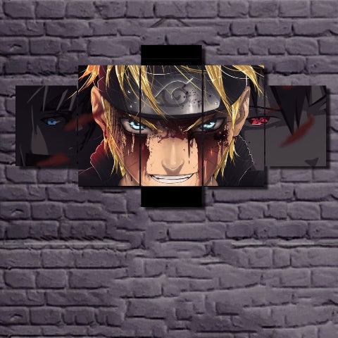Dipinto Naruto Uzumaki Deco Canvas Wall Frame Manga
