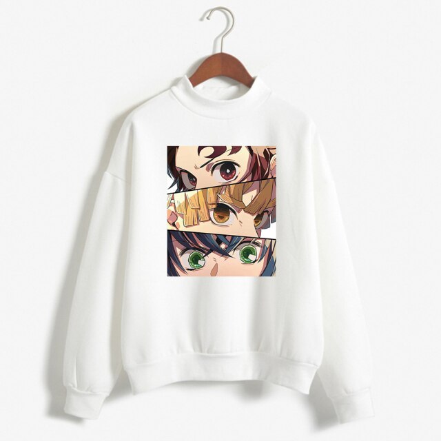 Pull Manga Demon Slayer Adulte Homme Femme Longues Manches
