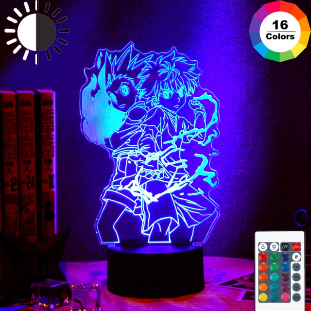 Lampe Kirua et Gon Hunter x Hunter