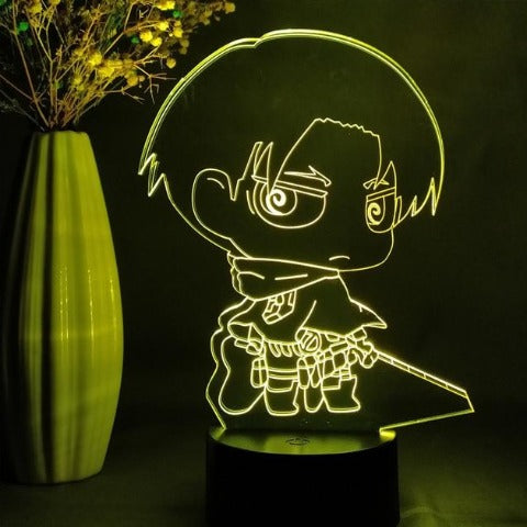 lampe livaï attaque des titans