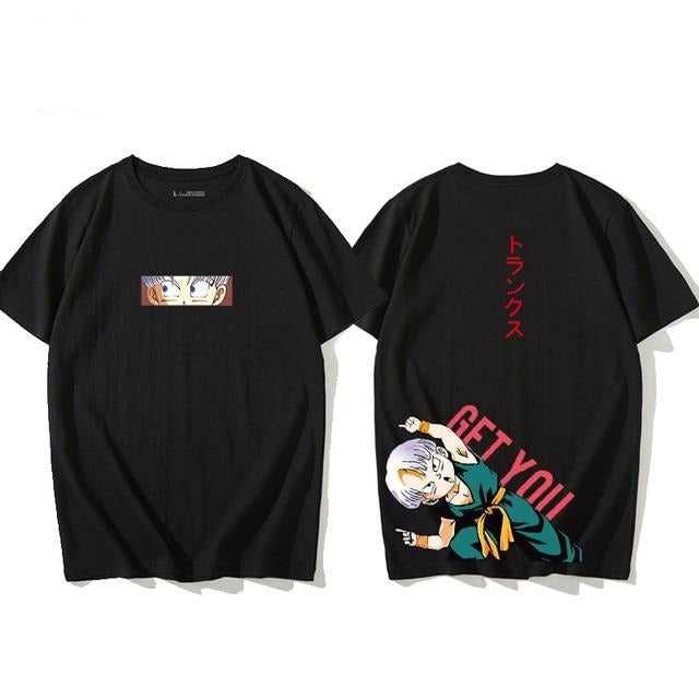 T-Shirt Son Goku Oversize Floqué Adulte Homme Femme Courtes Manches Manga Dragon Ball Z