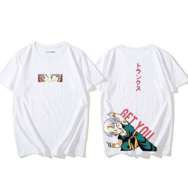 T-Shirt Son Goku Oversize Floqué Adulte Homme Femme Courtes Manches Manga Dragon Ball Z