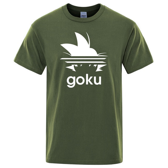 Adidas Manga Dragon Ball Z beflocktes T-Shirt für Erwachsene, Herren und Damen, kurzärmelig