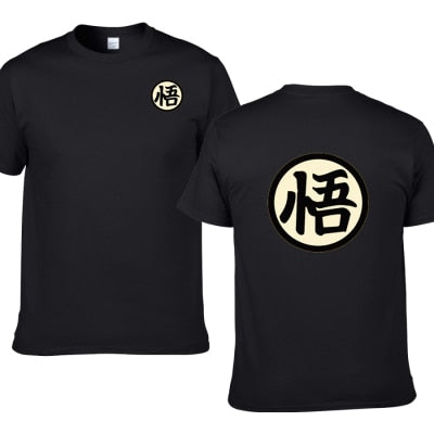 T-Shirt Maglietta Dragon Ball Z Kanji Go (5 colori)