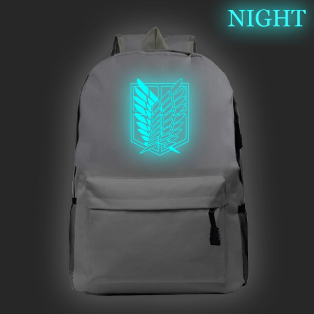 Sac à dos Fluorescent Ailes de la Liberté AOT Cartable