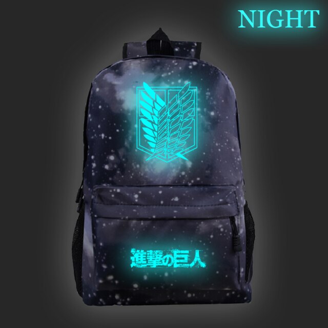 Sac à dos Fluorescent Attaque des Titans