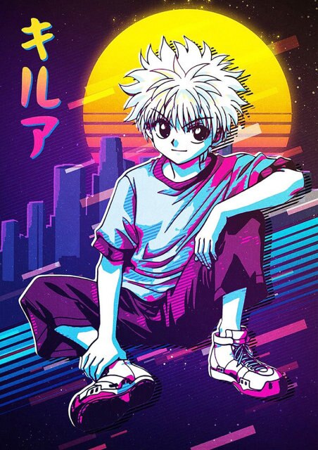 Poster Killua Zoldyck Hunter x Hunter