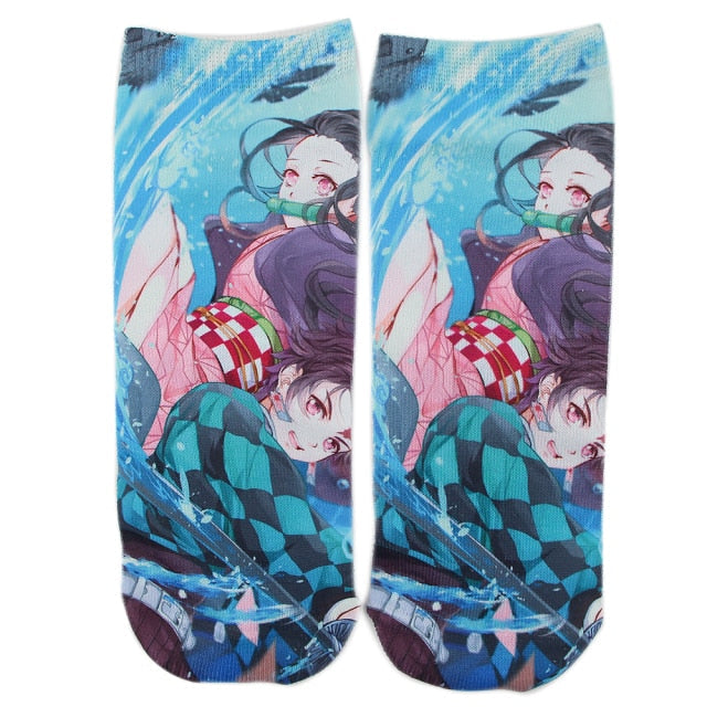 Chaussettes Demon Slayer Tanjiro &amp; Nezuko