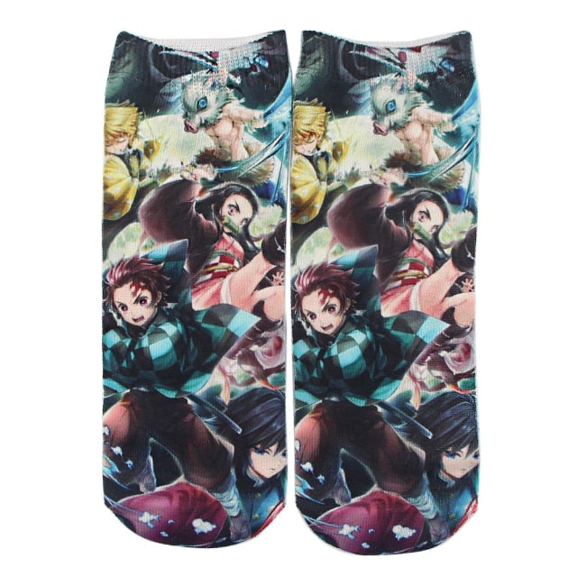 Chaussettes Courtes Demon Slayer