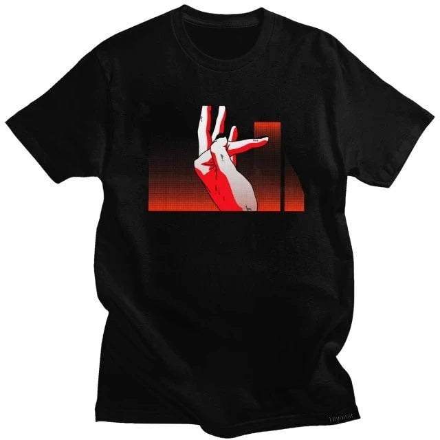 T-Shirt Manga Tokyo Ghoul Yamori Floqué Adulte Homme Femme Courtes Manches