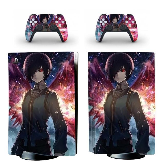 Sticker PS5 "Kirishima Tôka" Tokyo Ghoul Autocollant Console & Manette