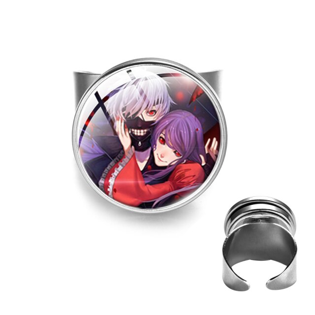 Bague Tokyo Ghoul Ken & Lize