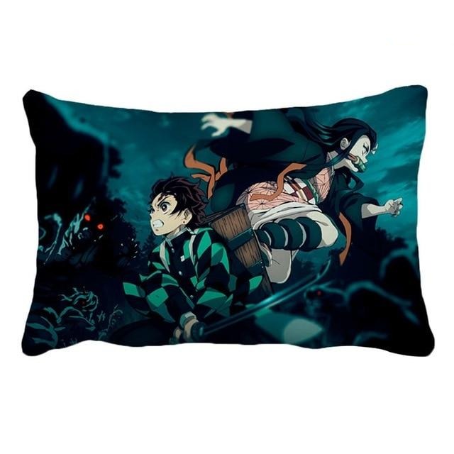 Taie d'Oreiller Demon Slayer Tanjiro &amp; Nezuko