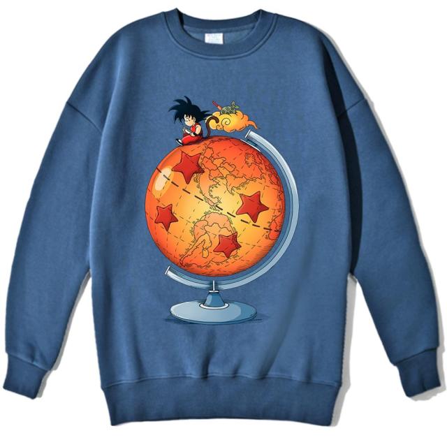 Pull Manga Dragon Ball Z Goku Petit  bleu