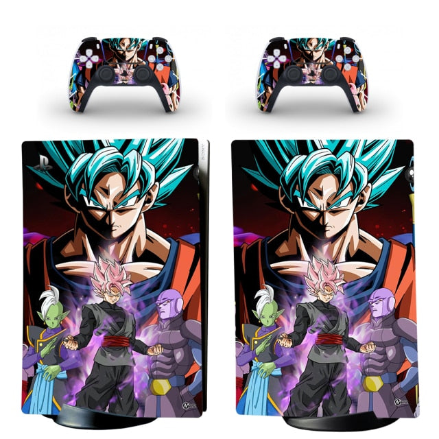 Adesivo PS5 Adesivo per console e controller Dragon Ball Super