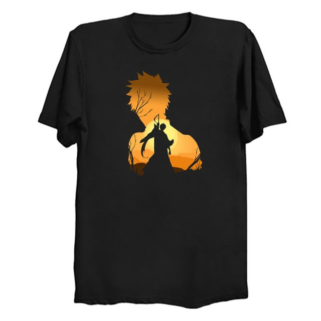 Bleach Ichigo Flocked T Shirt Erwachsene Männer Frauen Kurzarm Manga