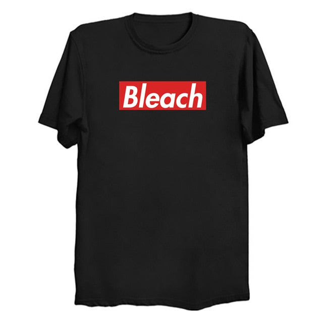 T-Shirt Manga Bleach Floqué Adulte Homme Femme Courtes Manches