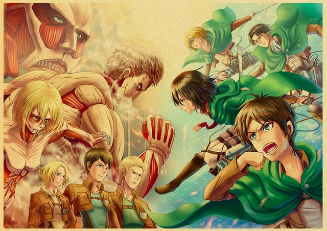 Poster Bataillon vs Titans AOT