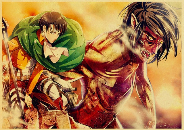 Poster Titan Assaillant & Livaï